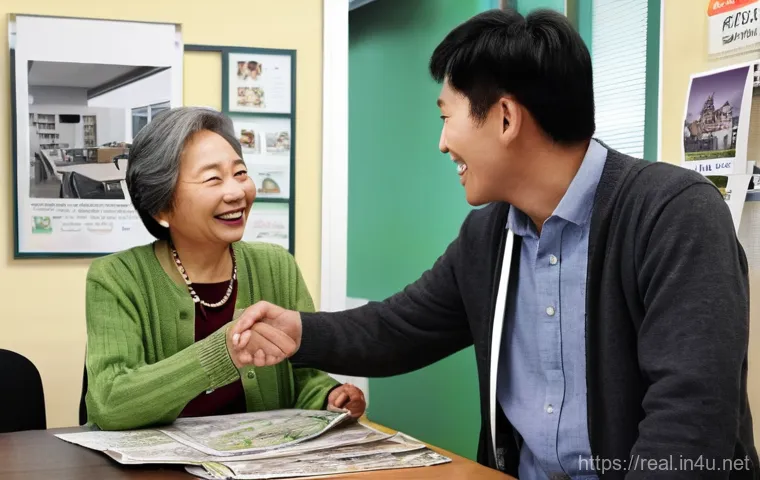 공인중개사로서 지역사회와의 관계 구축 - **Prompt 1: The Welcoming Neighborhood Real Estate Office**
    A bright, inviting real estate offic...